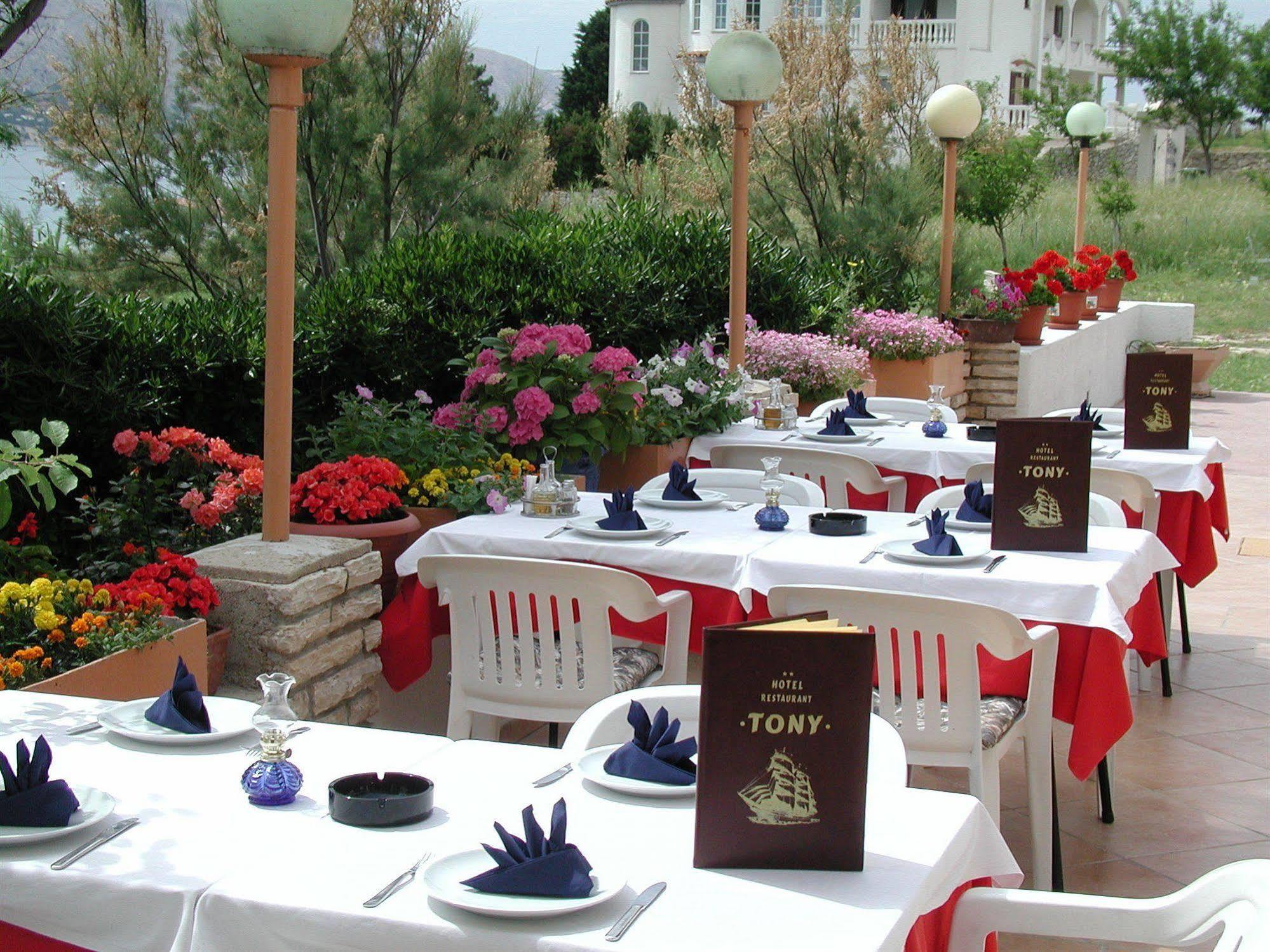 Hotel Tony Pag Town Étterem fotó